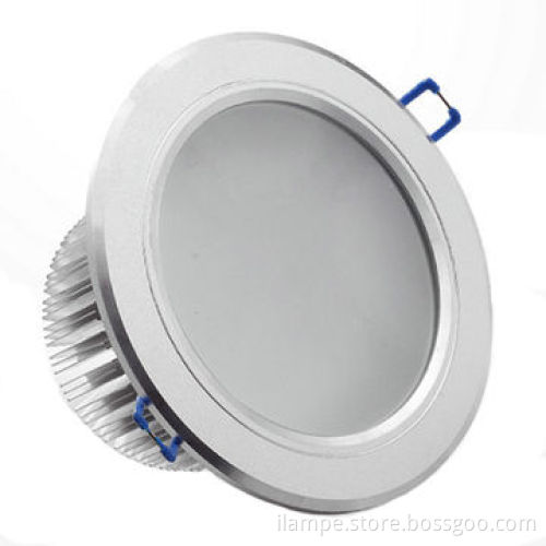 Round recessed 7W LED Downlight